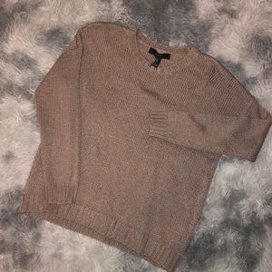 TAN KNIT SWEATER